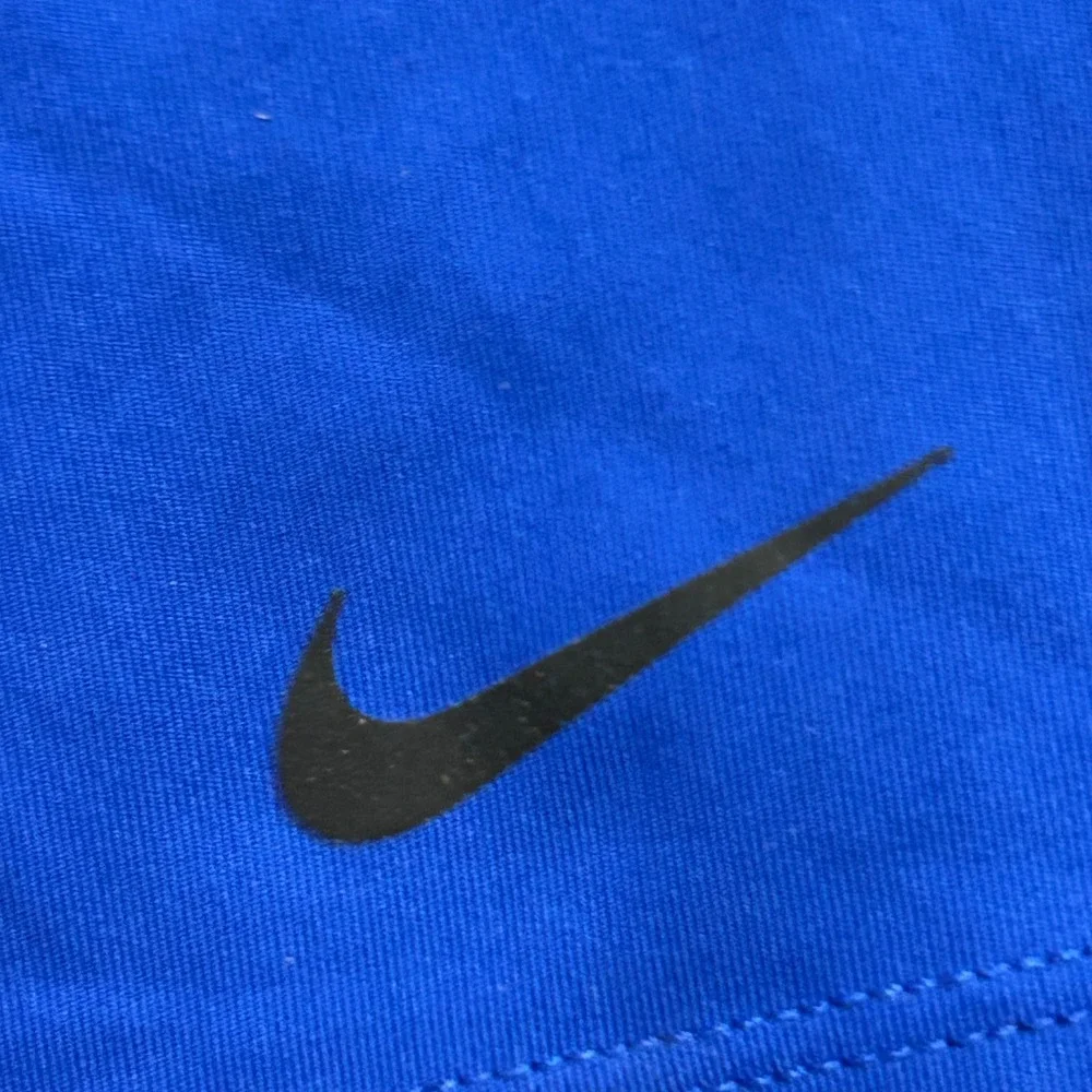 Nike Athletic Shorts Womens Size S Blue Dri-Fit Pro Compression Yoga Gym Workout